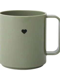 Kubek "Mini Love" w kolorze zielonym - 175 ml