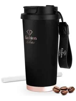 Kubek termiczny w kolorze czarnym - 500 ml