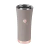 Kubek termiczny w kolorze szarobrązowym - 500 ml