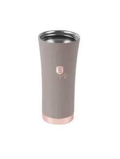 Kubek termiczny w kolorze szarobrązowym - 500 ml