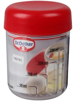 Kubek w kolorze czerwonym do mieszania - 250 ml