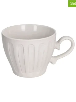 Kubki jumbo (6 szt.) w kolorze kremowym - 470 ml