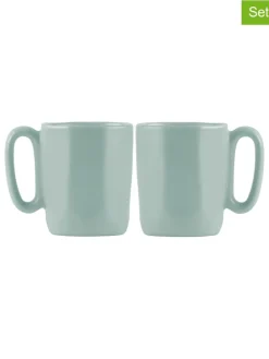 Kubki (2 szt.) w kolorze błękitnym - 80 ml