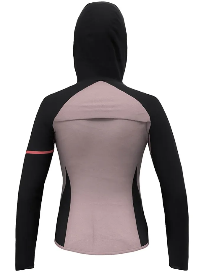 Kurtka funkcyjna "Vento Powertex 2.5 Layers" w kolorze czarno-jasnoróżowym
