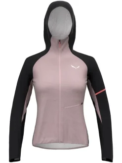 Kurtka funkcyjna "Vento Powertex 2.5 Layers" w kolorze czarno-jasnoróżowym