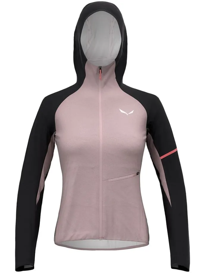 Kurtka funkcyjna "Vento Powertex 2.5 Layers" w kolorze czarno-jasnoróżowym
