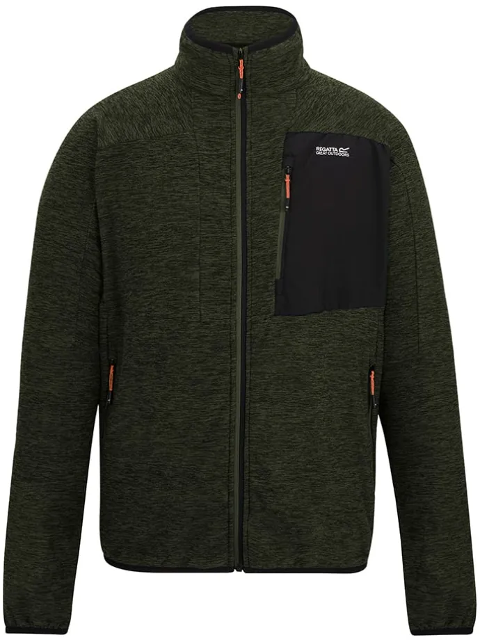 Kurtka polarowa "Scaris" w kolorze khaki