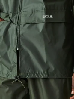 Kurtka przeciwdeszczowa "Stormbreak" w kolorze zielonym