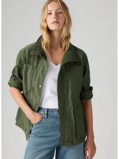Kurtka przejściowa w kolorze khaki