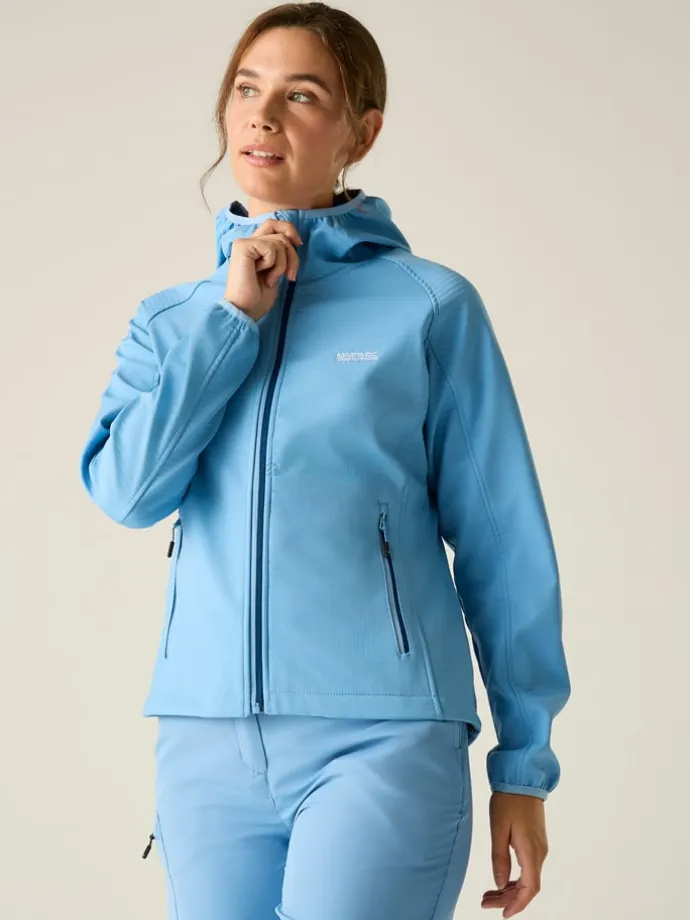 Kurtka softshellowa "Arec III" w kolorze błękitnym