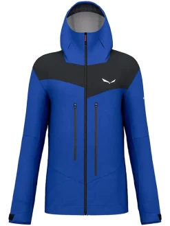 Kurtka trekkingowa "Ortles 3L Powertex" w kolorze niebieskim