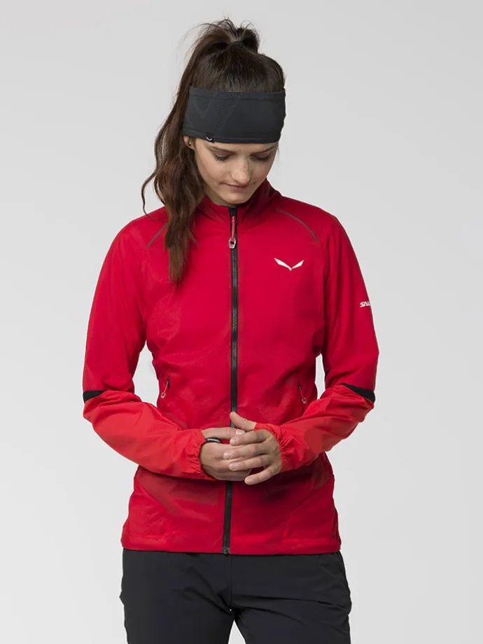Kurtka trekkingowa "Pedroc Pro Polartec Alpha" w kolorze czerwonym