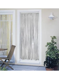 Kurtyna termiczna w kolorze srebrno-czarnym - 200 x 90 cm