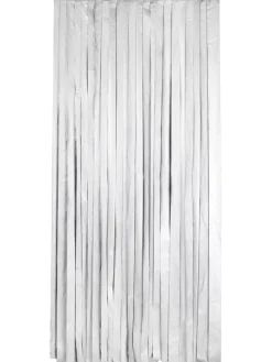 Kurtyna termiczna w kolorze srebrno-czarnym - 200 x 90 cm
