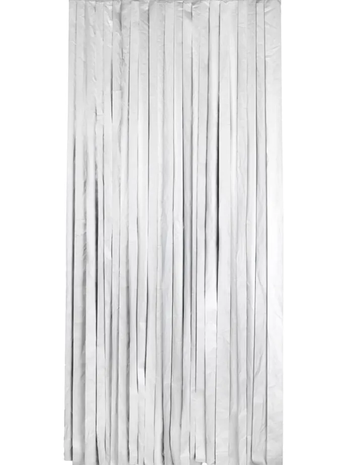 Kurtyna termiczna w kolorze srebrno-czarnym - 200 x 90 cm