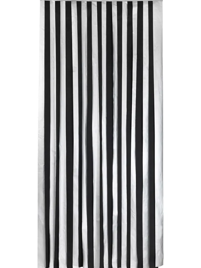 Kurtyna termiczna w kolorze srebrno-czarnym - 200 x 90 cm