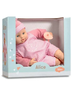 Lalka "Alice" z akcesoriami - wys. 30 cm - 12 m+