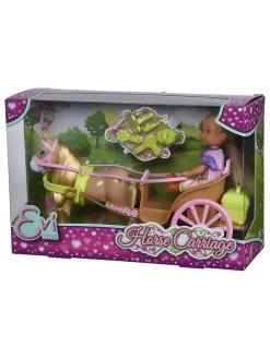Lalka "Evi Horse Carriage" z akcesoriami - 3+