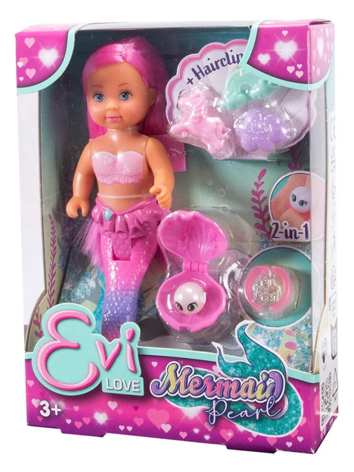 Lalka "Evi Love Mermaid Pearl" z akcesoriami - 3+