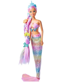 Lalka "Steffi - Rainbow Mermaid" - 3+