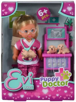 Lalka z akcesoriami "Evi Puppy Doctor" - 3+