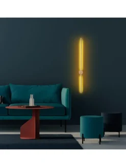 Lampa ścienna LED w kolorze złotym - dł. 91 cm