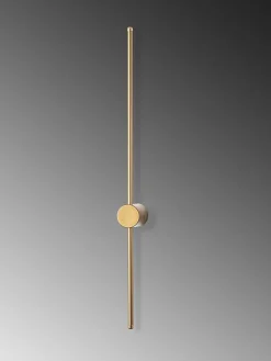 Lampa ścienna LED w kolorze złotym - dł. 91 cm