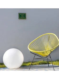 Lampa dekoracyjna LED "Bobby" w kolorze białym - wys. 40 cm