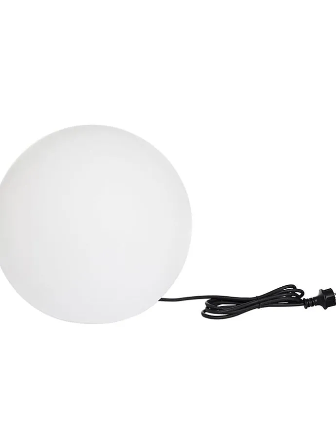 Lampa dekoracyjna LED "Bobby" w kolorze białym - wys. 40 cm