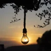 Lampa dekoracyjna LED "Cordy" w kolorze brązowym - dł. 214 x Ø 10 cm