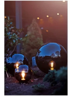 Lampa ogrodowa "Orby" w kolorze czarnym - Ø 30 cm