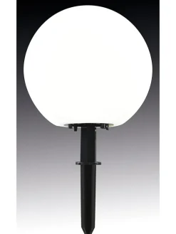 Lampa ogrodowa w kolorze czarno-białym - wys. 63 cm
