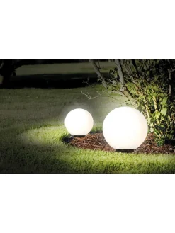 Lampa ogrodowa w kolorze czarno-białym - wys. 63 cm