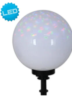 Lampa ogrodowa w kolorze czarno-białym - wys. 63 cm