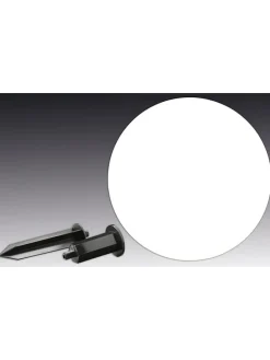 Lampa ogrodowa w kolorze czarno-białym - wys. 63 cm