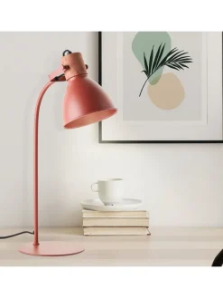 Lampa stołowa "Erena" w kolorze czerwonym - wys. 52 cm