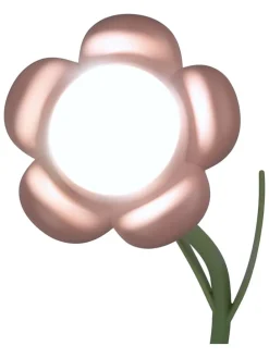 Lampa stołowa LED w kolorze jasnoróżowym - wys. 30 x Ø 9 cm