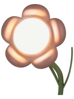 Lampa stołowa LED w kolorze jasnoróżowym - wys. 30 x Ø 9 cm