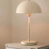 Lampa stołowa w kolorze kremowym - 25 x 39 cm
