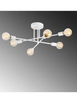 Lampa sufitowa "Flower" w kolorze białym - 64 x 64 cm