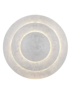 Lampa sufitowa LED "Heda" w kolorze srebrnym - wys. 7 x Ø 35 cm