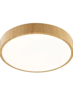 Lampa sufitowa LED "Teranon" w kolorze beżowo-białym - KEE F (A do G)