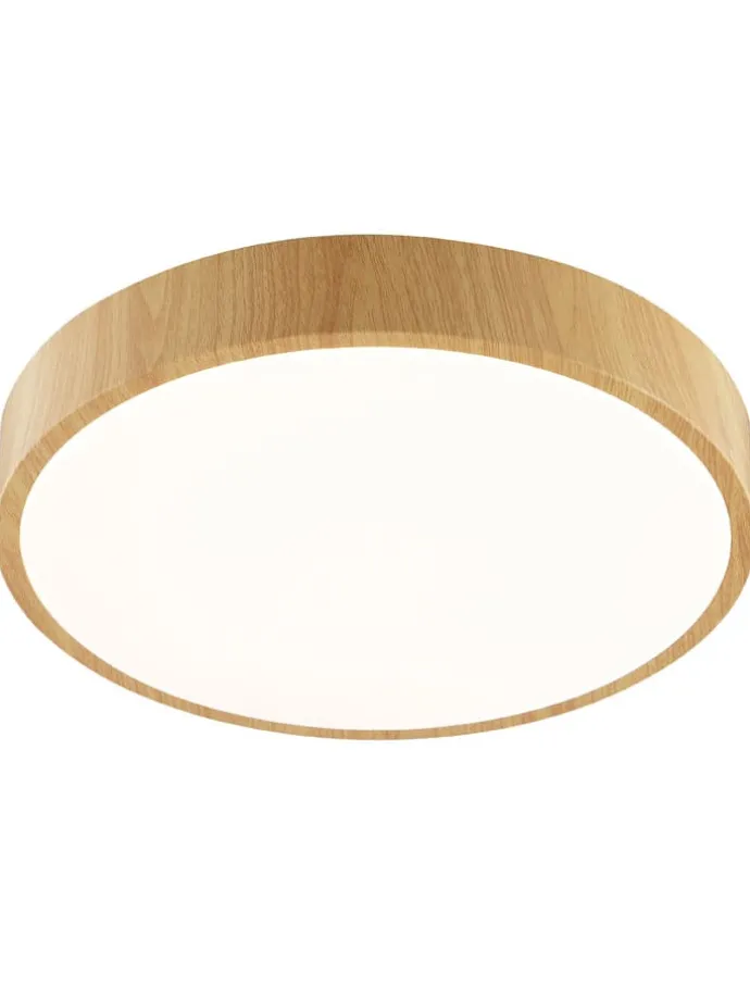 Lampa sufitowa LED "Teranon" w kolorze beżowo-białym - KEE F (A do G)