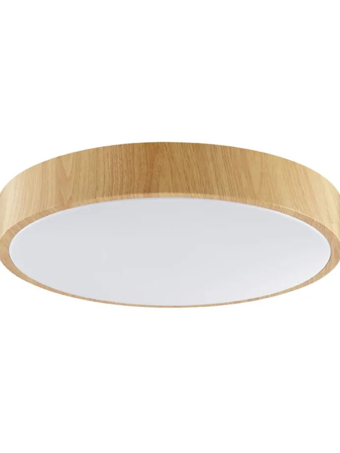 Lampa sufitowa LED "Teranon" w kolorze beżowo-białym - KEE F (A do G)