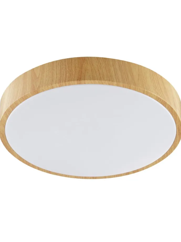 Lampa sufitowa LED "Teranon" w kolorze beżowo-białym - KEE F (A do G)