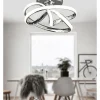 Lampa sufitowa LED w kolorze srebrnym - wys. 20 x Ø 28 cm