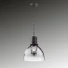 Lampa wisząca "Londo" w kolorze szarym - Ø 30 cm
