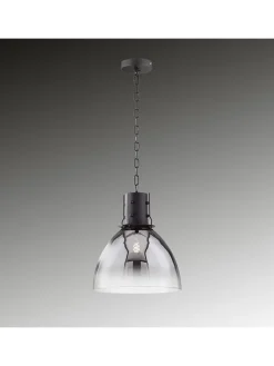 Lampa wisząca "Londo" w kolorze szarym - Ø 30 cm