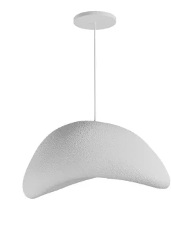 Lampa wisząca w kolorze białym - Ø 50 cm