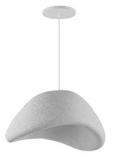 Lampa wisząca w kolorze białym - Ø 50 cm